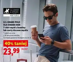 Lidl U.S. GRAND POLO dla esmara MEN oferta