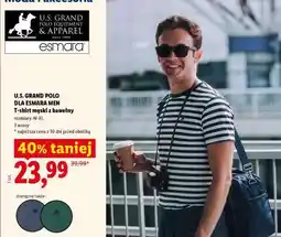 Lidl U.S. GRAND POLO DLA ESMARA MEN T-shirt oferta