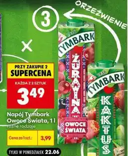 Biedronka Napój Tymbark Owoce Świata, 1l oferta