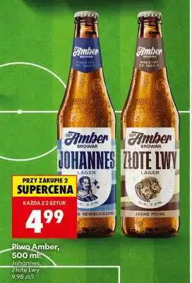 Biedronka Piwo Amber, 500 ml oferta