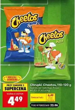 Biedronka Chrupki Cheetos, 110-120 g oferta