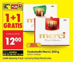 Biedronka Czekoladki Merci, 250 g oferta