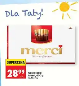 Biedronka Czekoladki Merci, 400 g oferta