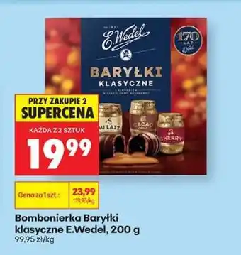 Biedronka Bombonierka Baryłki klasyczne E.Wedel, 200 g oferta