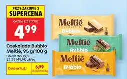 Biedronka Czekolada Bubblo Meltié, 95 g/100 g oferta