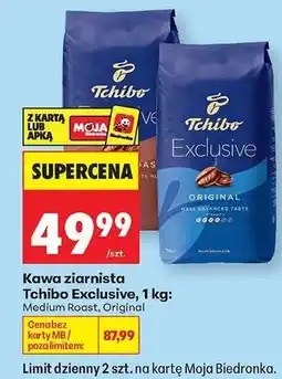 Biedronka Kawa ziarnista Tchibo Exclusive , 1 kg oferta