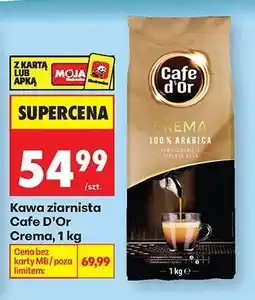 Biedronka Kawa ziarnista Cafe d'Or Crema, 1 kg oferta
