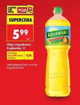 Biedronka Olej rzepakowy Kujawski, 1 l oferta