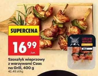 Biedronka Szaszłyk wieprzowy z warzywami Czas na Grill, 400 g oferta