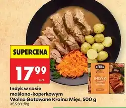 Biedronka Indyk w sosie maslano koperkowym Wolno Gotowane Kraina Mięs , 500 g oferta