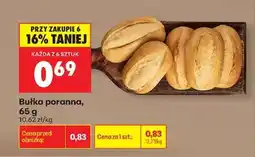 Biedronka Bułka poranna 65 g oferta