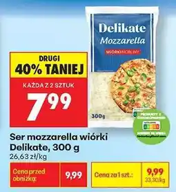 Biedronka Ser mozzarella wiórki Delikate, 300 g oferta