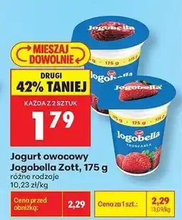 Biedronka Jogurt owocowy Jogobella Zott 175 g oferta