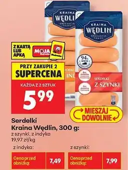 Biedronka Serdełki Kraina Wędlin, 300 g oferta