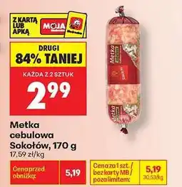 Biedronka Metka cebulowa Sokołów, 170 g oferta
