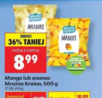 Biedronka Mango lub ananas Mroźna Kraina, 500 g oferta