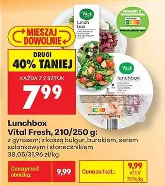 Biedronka Lunchbox Vital Fresh, 210/250 g oferta
