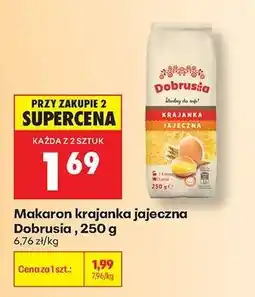 Biedronka Makaron krajanka jajeczna Dobrusia , 250 g oferta