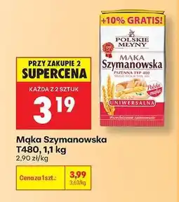 Biedronka Mąka Szymanowska T480, 1,1 kg oferta