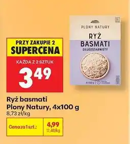 Biedronka Ryż basmati Plony Natury 4x100 g oferta