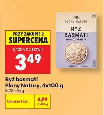Biedronka Ryż basmati Plony Natury 4x100 g oferta