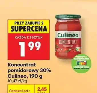 Biedronka Koncentrat pomidorowy 30% Culineo, 190 g oferta