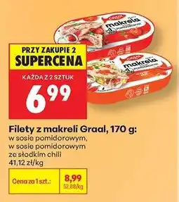 Biedronka Filety z makreli Graal, 170 g oferta