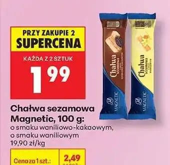 Biedronka Chałwa sezamowa Magnetic, 100 g oferta
