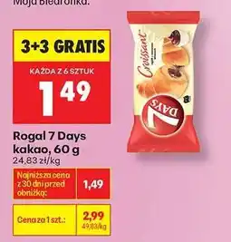 Biedronka Rogal 7 Days kakao 60 g oferta