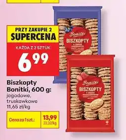 Biedronka Biszkopty Bonitki, 600 g oferta