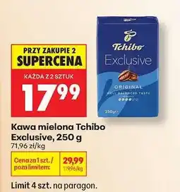Biedronka Kawa mielona Tchibo Exclusive , 250 g oferta