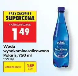 Biedronka Woda wysokomineralizowana Polaris, 750 ml oferta
