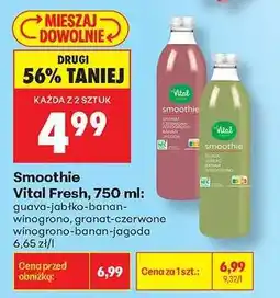 Biedronka Smoothie Vital Fresh 750 ml oferta