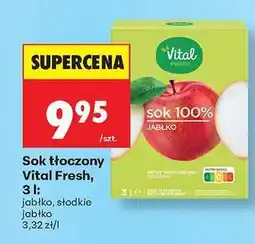 Biedronka Sok tłoczony Vital Fresh, 3 l oferta