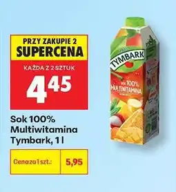 Biedronka Sok 100% Multiwitamina Tymbark, 1 l oferta