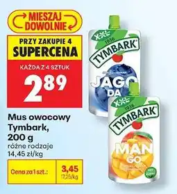 Biedronka Mus owocowy Tymbark, 200 g oferta