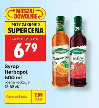 Biedronka Syrop Herbapol, 500 ml oferta