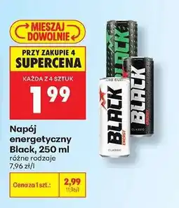 Biedronka Napój energetyczny Black, 250 ml oferta
