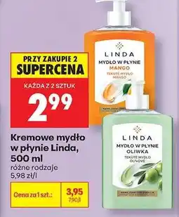 Biedronka Kremowe mydło w płynie Linda, 500 ml oferta
