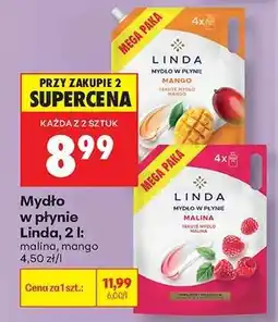 Biedronka Mydło w płynie Linda, 2 l oferta