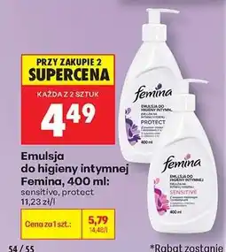Biedronka Emulsja do higieny intymnej Femina, 400 ml oferta