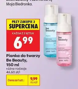 Biedronka Pianka do twarzy Be Beauty, 150 ml oferta