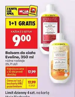 Biedronka Balsam do ciała Eveline, 350 ml oferta