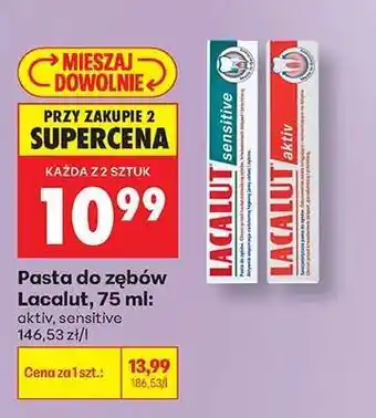 Biedronka Pasta do zębów Lacalut, 75 ml oferta