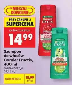 Biedronka Szampon do włosów Garnier Fructis, 400 ml oferta