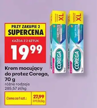 Biedronka Krem mocujący do protez Corega, 70 g oferta