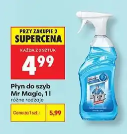 Biedronka Płyn do szyb Mr Magic, 1l oferta