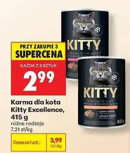 Biedronka Karma dla kota Kitty Excellence, 415 g oferta