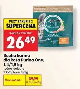 Biedronka Sucha karma dla kota PURINA ONE oferta