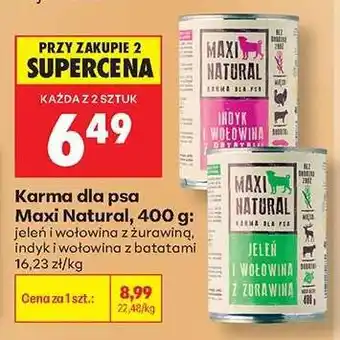 Biedronka Karma dla psa Maxi Natural, 400 g oferta